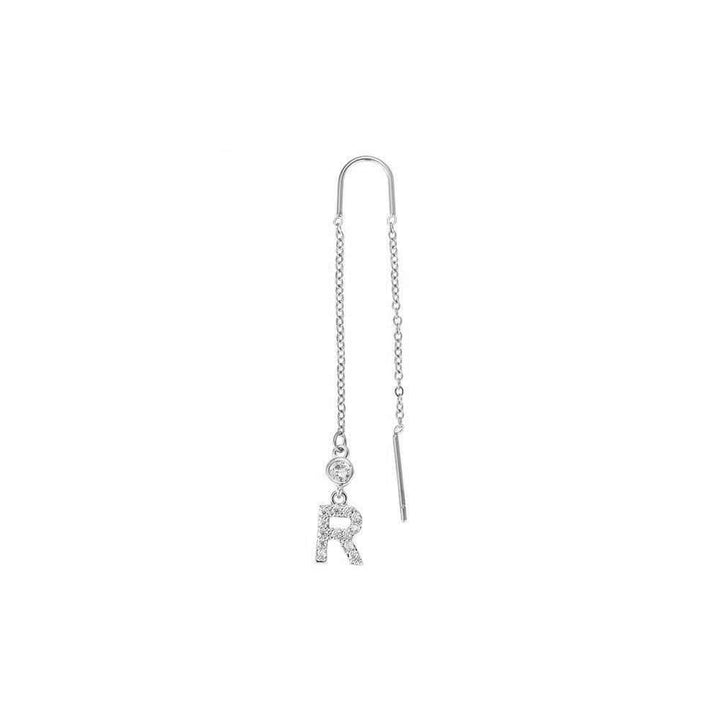 Letter | 14K vergoldeter Ohrhänger - DIAMOND MODE Ohrringe