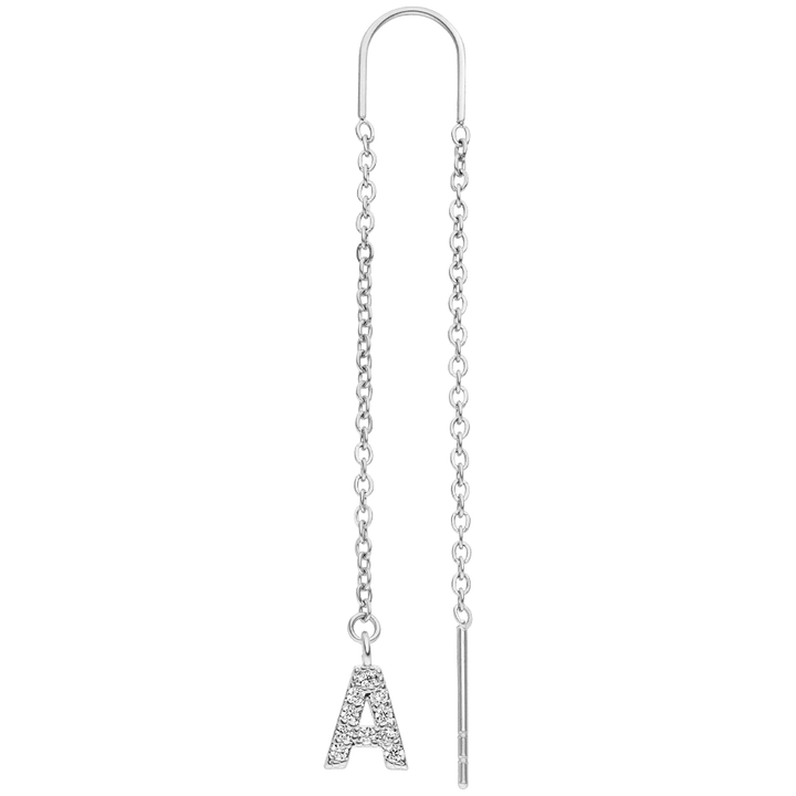 Letter earrings | 18K gold-plated