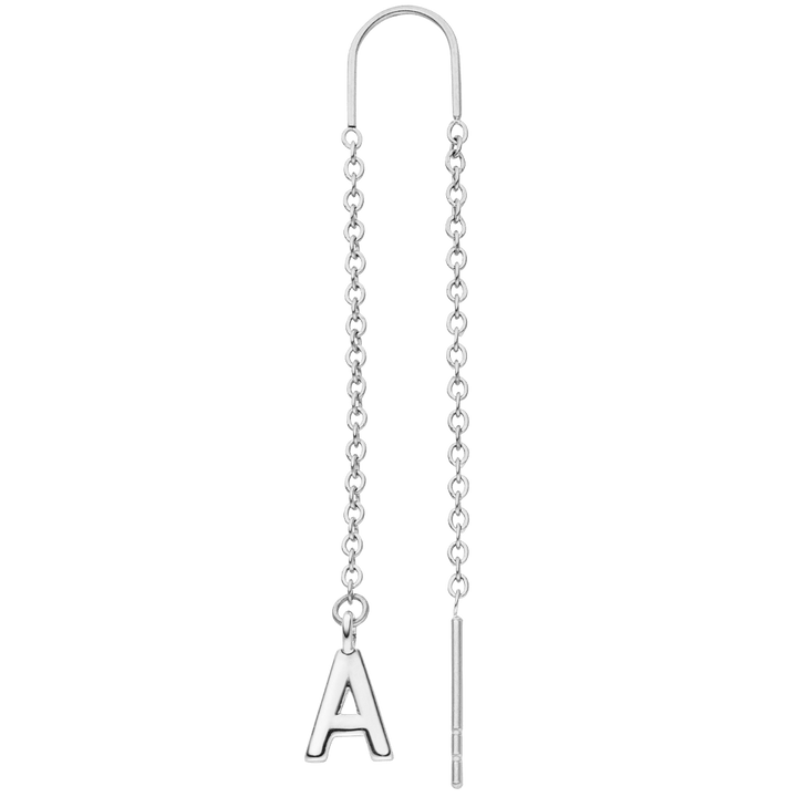 Letter earrings | 18K gold-plated