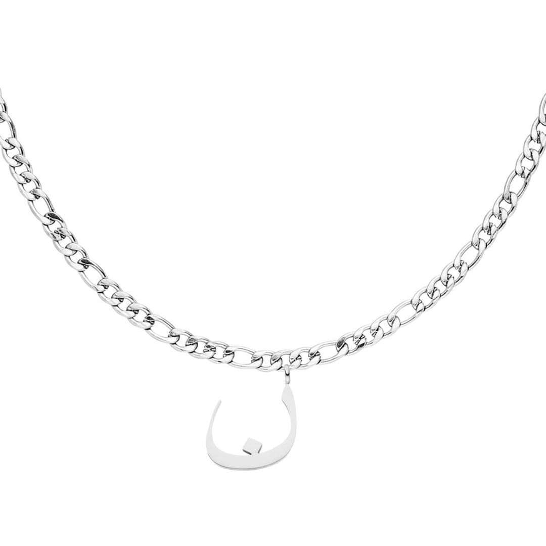 Arabische Buchstaben Kette Silber wasserfest