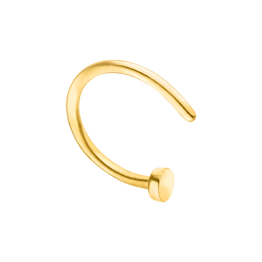Fake Nasenpiercing Nasenklemme gold wasserfest