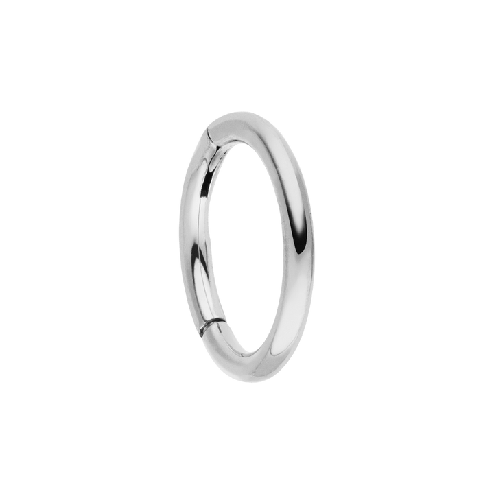 Clicker Piercing Segmentring 5mm Titan in Silber