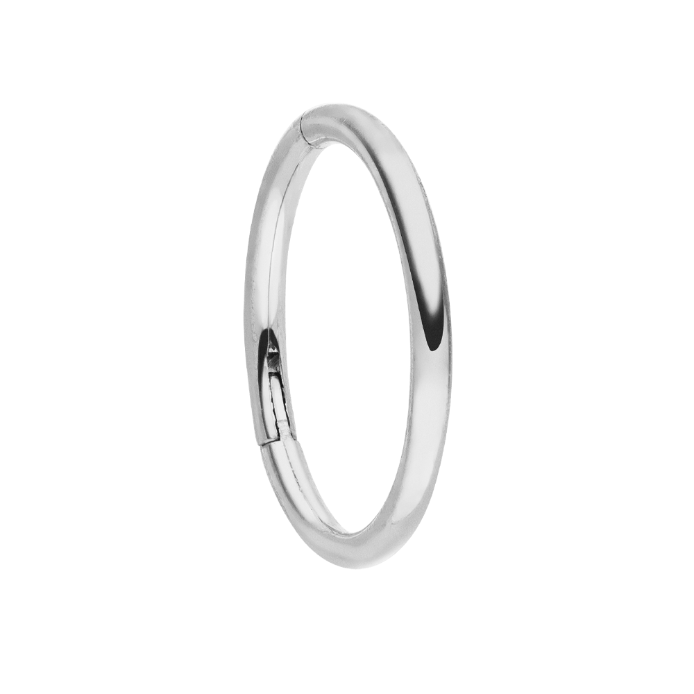 Clicker Piercing Silber Titan Segmentring 7mm