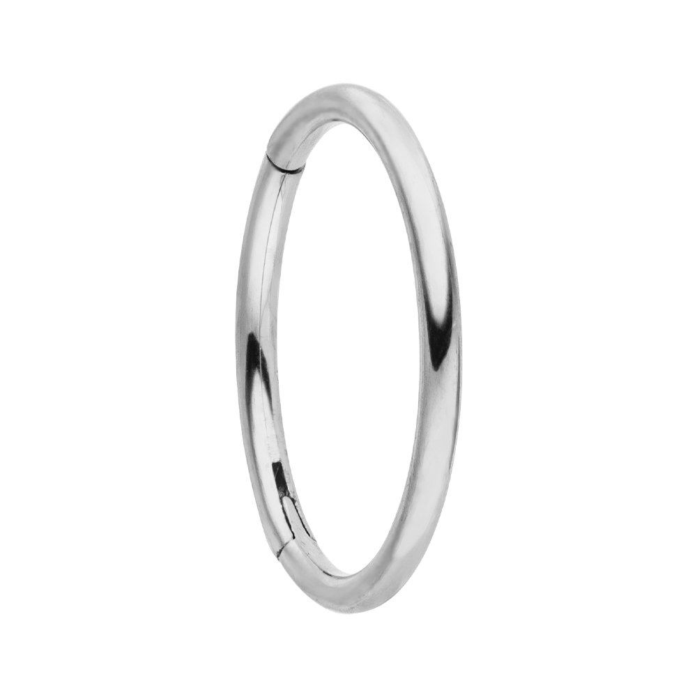 Clicker Piercing Silber Titan Segmentring 8mm wasserfest