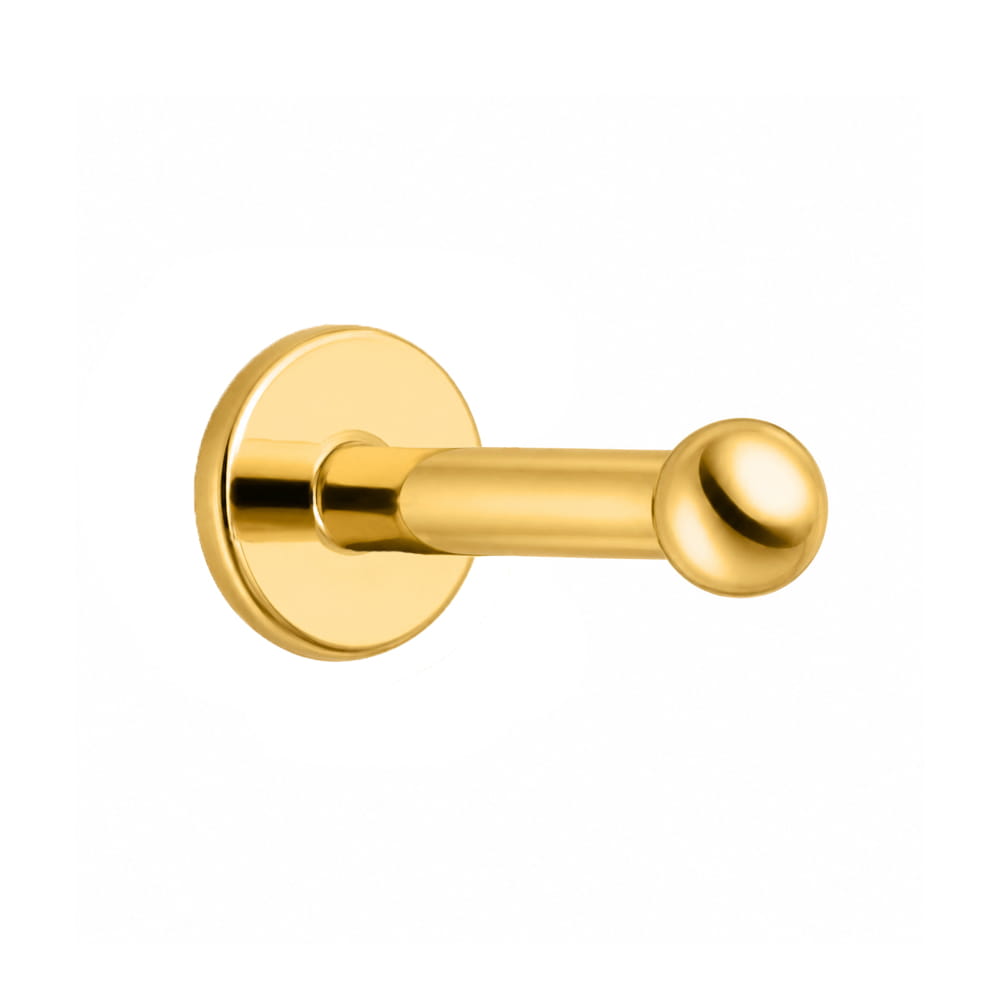 Titan Piercing 18K vergoldet wasserfest Kugel