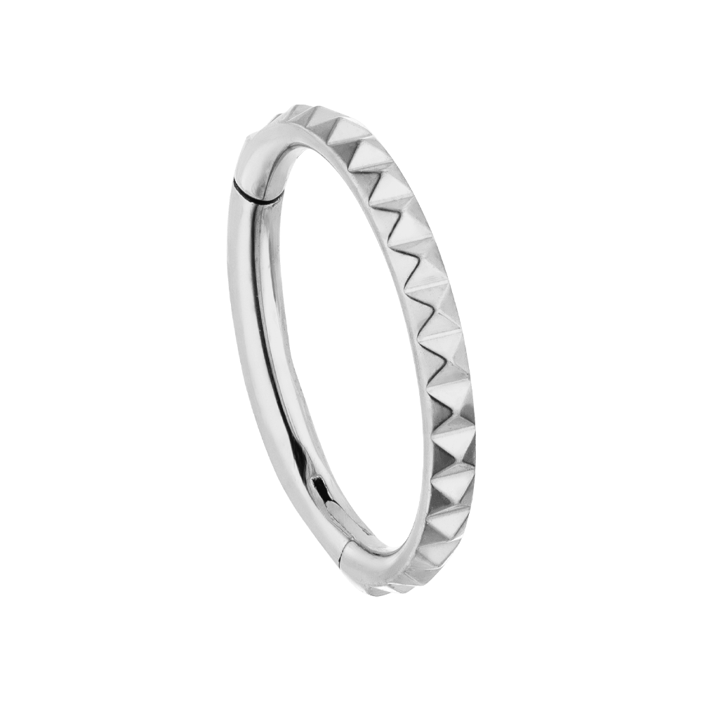 Segmentring Piercing Silber Titan Ohr Clicker Nase