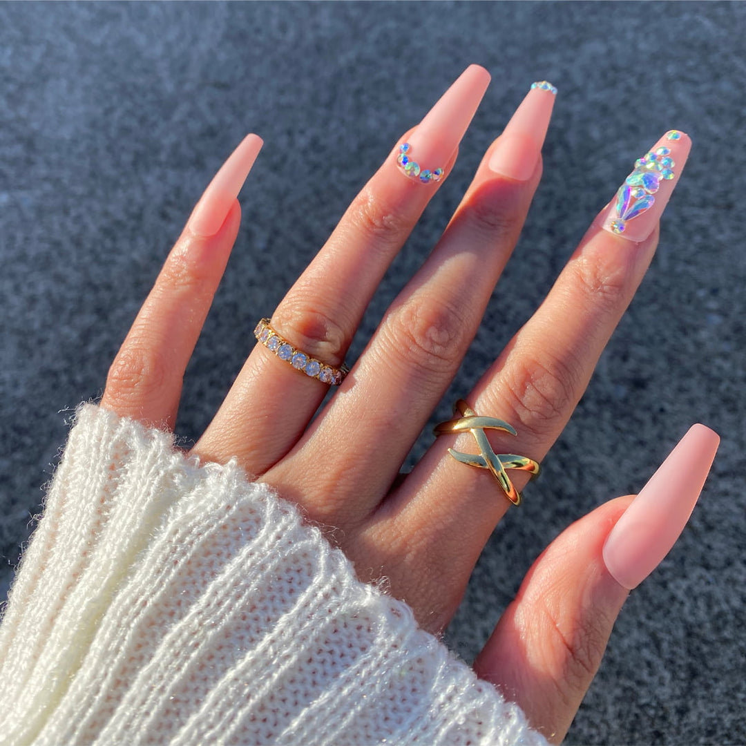 Damen Ringe 14K vergoldet verstellbar wasserfest