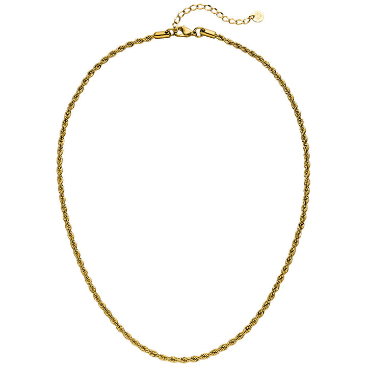 Twist Kette 18K vergoldet Edelstahl wasserfest